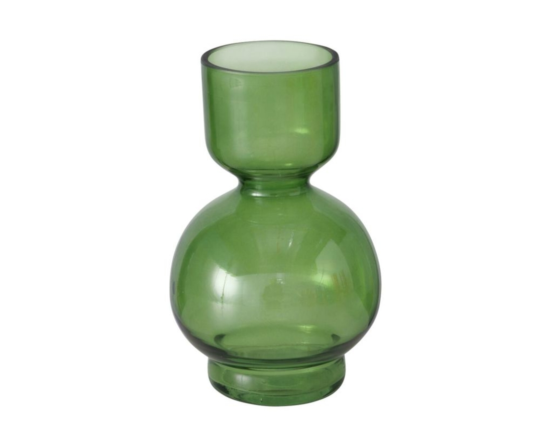 Vase aus Glas, ca. 19 cm hoch - Mehrfarbig - 4