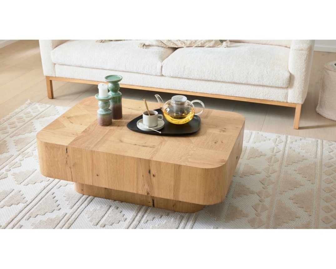 Roomio Couchtisch No. 2002, Eiche, Patchwork-Design - Holz - 2