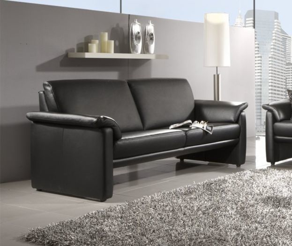 2,5er Sofa, leger Schillbach EPC in schwarz » Sofas