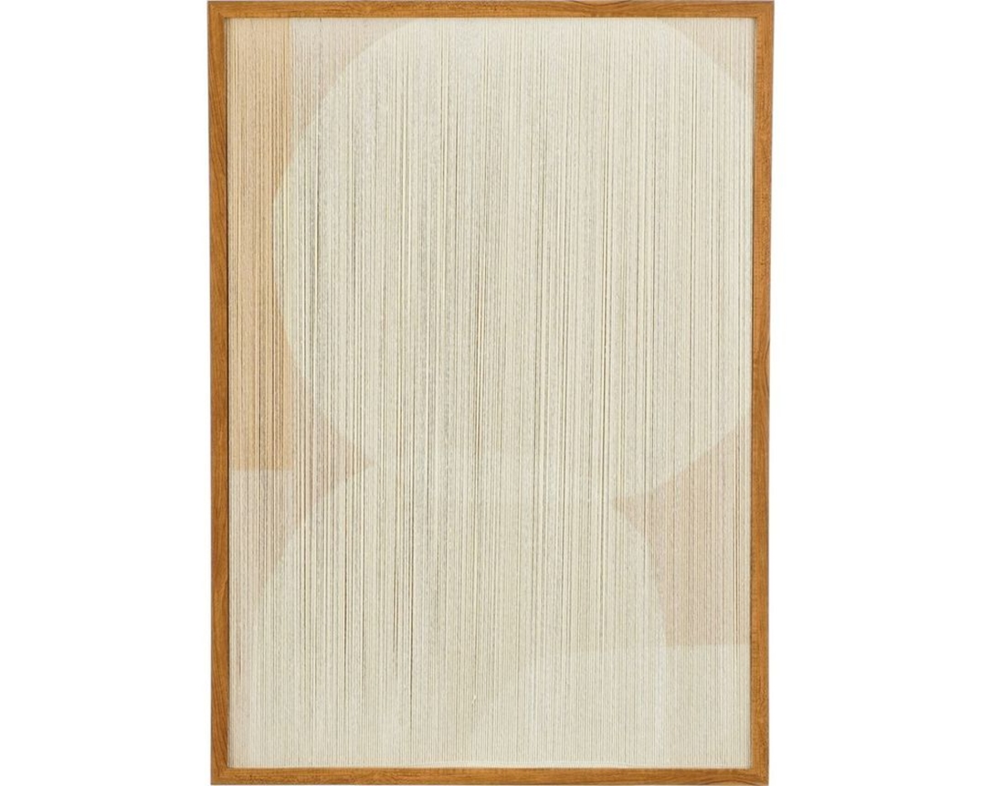 Wanddeko, Kreise, ca. 50x70 cm - Beige - 1