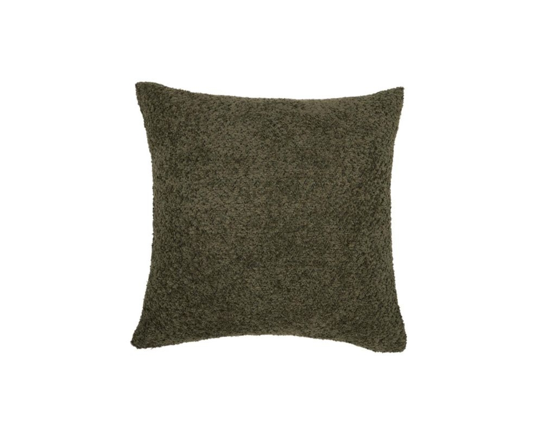 Roomio Kissenhülle No. 9402, ca. 60x60 cm, Boucle-Stoff, Khaki - Khaki - 1