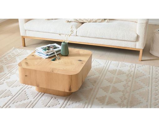 Roomio Couchtisch No. 2002, Eiche, Patchwork-Design - Holz - 1