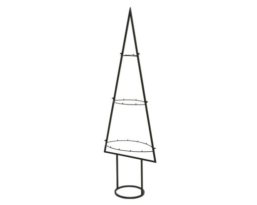 Weihnachtsbaum aus Eisen, ca. 40x118 cm - Schwarz - 1