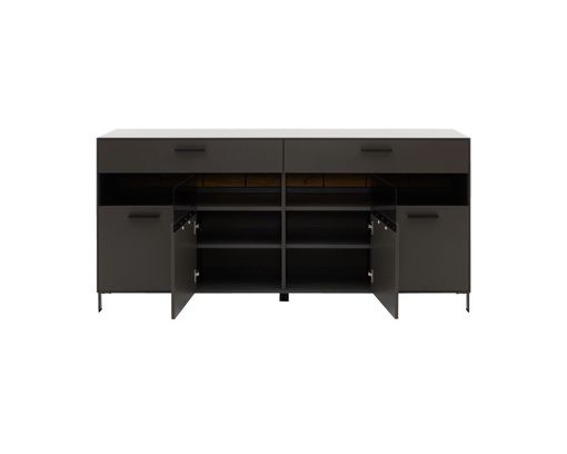 Interliving Sideboard 2030, ca. 180 cm - Wolframgrau - 4