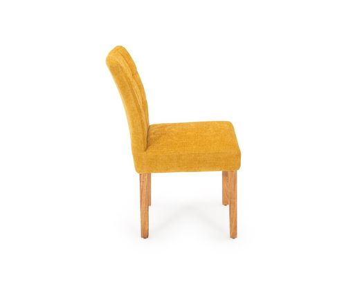Polsterstuhl 9101, Gestell Online-Shop | Eiche Mustard Möbel Stühle geölt, Turflon » gelb in