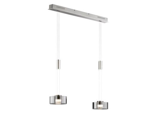 LED-Pendelleuchte "Lavin", 2-flammig, - Silber - 1