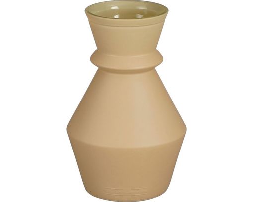 Trendhopper Vase "Ashton", Glas, ca. 25x16 cm - Beige matt - 1