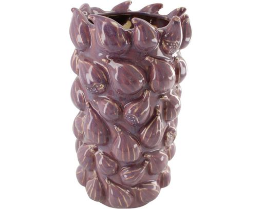 Trendhopper Vase aus Keramik, ca. 28,5 cm hoch - Lila - 1