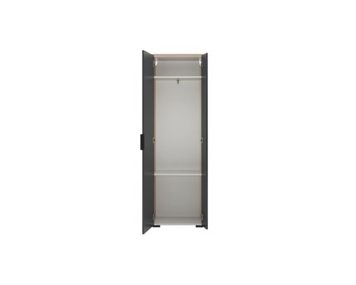 Interliving Garderobenschrank 6012, Anthrazit, Asteiche - Anthrazit/Braun - 3