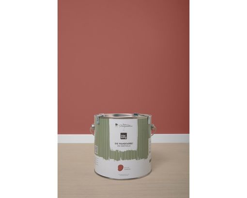 MissPompadour Wandfarbe "Die Wertvolle", Rot mit Himbeere / 2,5 L - Rot mit Himbeere - 6