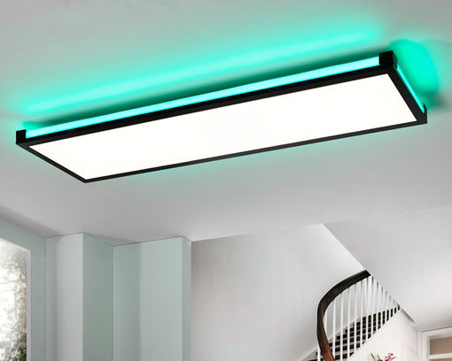 | Farbwechsler LED-Deckenleuchte Deckenleuchten Schwarz » Online-Shop Möbel Turflon in \