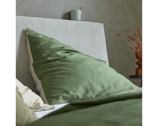 Interliving Wendebettwäsche 9128, Satin, grün - Olive - 3