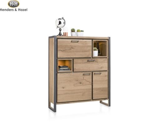 Highboard "Metalo" Henders & Hazel - braun/grau - 2