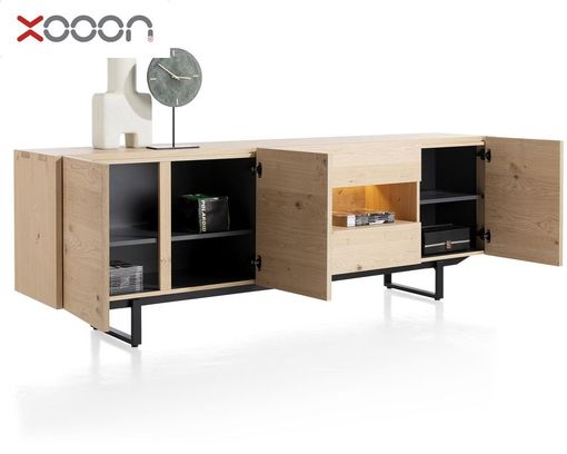 XOOON Sideboard "Modali", ca. 237x80 cm - Natur - 4