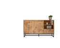 Roomio Sideboard No. 2002 mit Patchwork-Design - Braun/Schwarz - 3