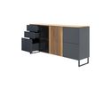 Interliving Sideboard 5605 - Quarzgrau/Braun - 4