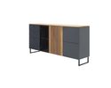 Interliving Sideboard 5605 - Quarzgrau/Braun - 5