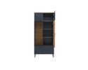 Interliving Vitrine 5605 - Quarzgrau/Braun - 4