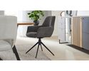 Interliving Schalensessel 5605 mit Cordbezug, drehbar - Anthrazit - 1