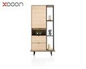 XOOON Schrank "Elements", ca. 60x180 cm - Braun - 5